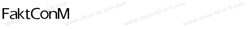 FaktCon Medium字体转换